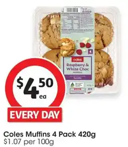Coles Coles Muffins offer