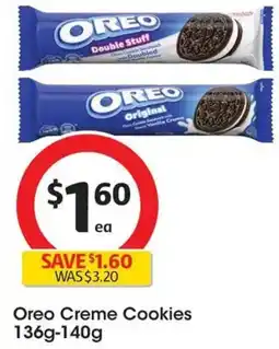 Coles Oreo Creme Cookies offer