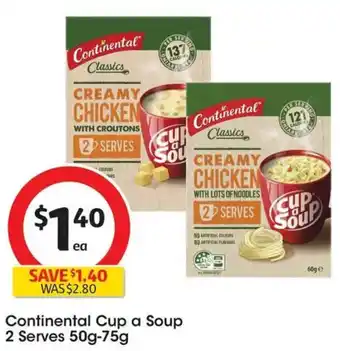 Coles Continental Cup a Soup offer