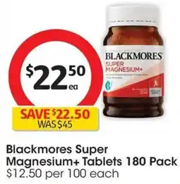 Coles Blackmores Super Magnesium+ Tablets offer