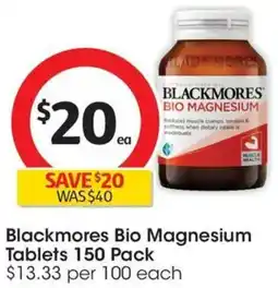 Coles Blackmores Bio Magnesium offer