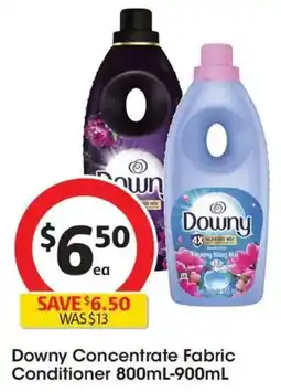 Coles Downy Concentrate Fabric Conditioner offer