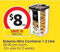 Coles Sistema Ultra Container offer