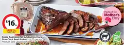 Coles Coles Australian No Added Hormones Slow Cook Beef Brisket offer