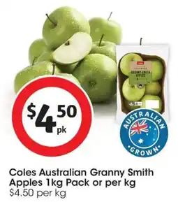 Coles Coles Australian Granny Smith Apples offer