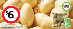 Coles Coles West Australian Washed Carisma Potatoes Bag offer