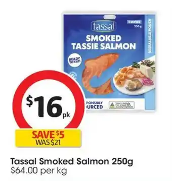 Coles Tassal Smoked Salmon offer