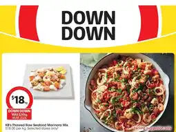 Coles KB's Thawed Raw Seafood Marinara Mix offer