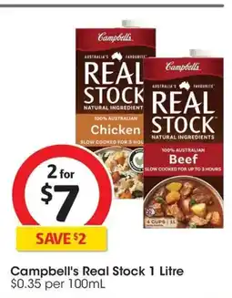 Coles Campbell's Real Stock 1 offer
