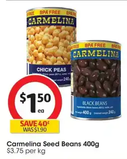 Coles Carmelina Seed Beans offer