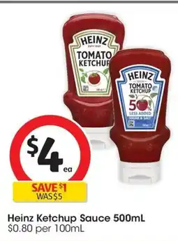 Coles Heinz Ketchup Sauce offer