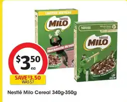 Coles Nestlé Milo Cereal offer