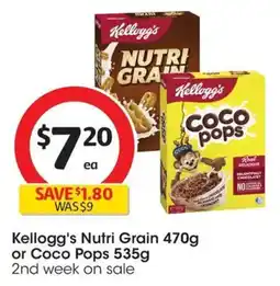 Coles Kellogg's Nutri Grain offer