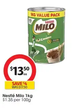 Coles Nestlé Milo offer