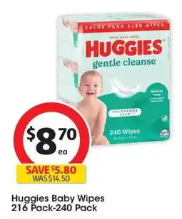 Coles Huggies Baby Wipes offer
