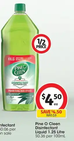 Coles Pine O Cleen Disinfectant Liquid offer
