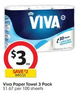 Coles Viva Paper Towel offer
