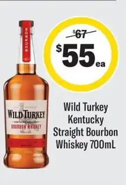 Coles Wild Turkey Kentucky Straight Bourbon Whiskey offer