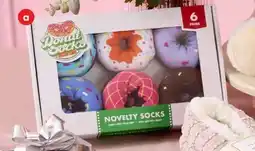Coles Novelty Socks Donut Design offer