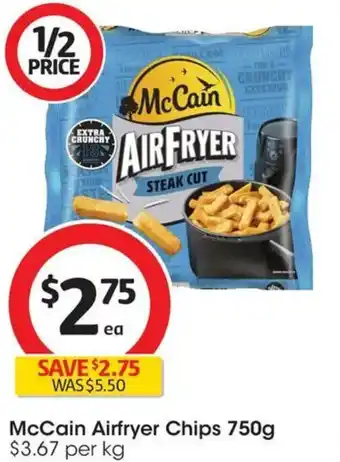 Coles McCain Airfryer Chips offer