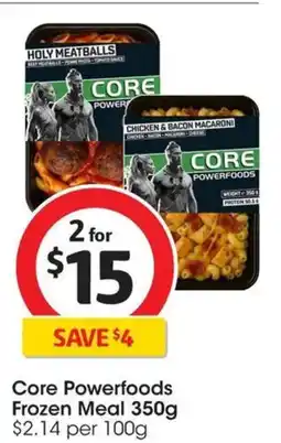 Coles Core Powerfoods Frozen Meal offer