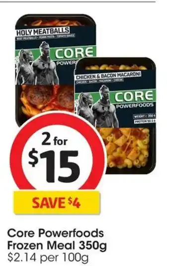 Coles Core Powerfoods Frozen Meal offer