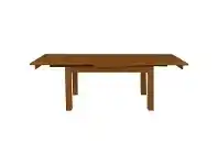 LivingStyles Moselia Tasmanian Oak Timber End Extension Dining Table, 150-250cm, New English Oak offer