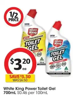 Coles White King Power Toilet Gel offer