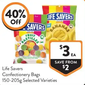 Foodworks Life Savers Confectionery Bags offer