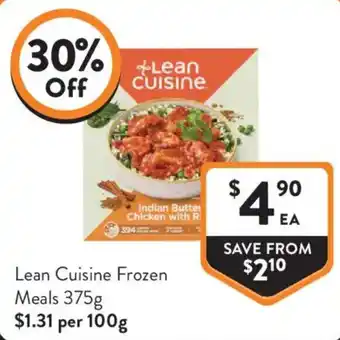 Foodworks Lean Cuisine Frozen Meals offer