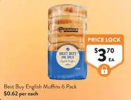 Foodworks Best Buy English Muffins offer