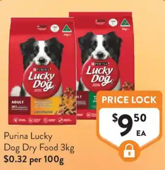 Foodworks Purina Lucky Dog Dry Food offer