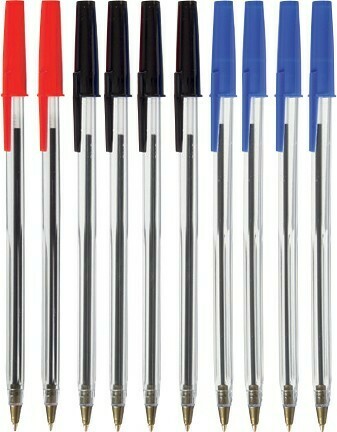 Officeworks Keji 10 Pack Ballpoint Pens offer