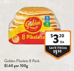 Foodworks Golden Pikelets offer