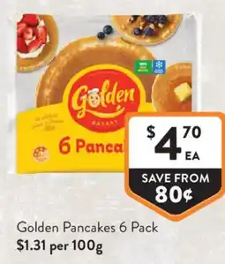 Foodworks Golden Pancakes offer