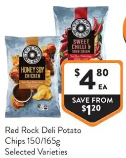 Foodworks Red Rock Deli Potato Chips offer