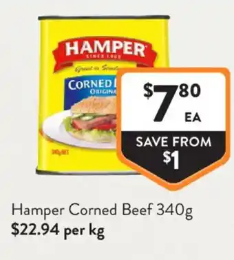 Foodworks Hamper Corned Beef offer