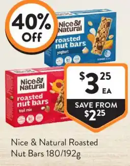 Foodworks Nice & Natural Roasted Nut Bars offer