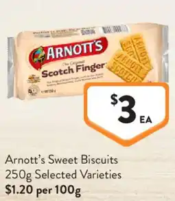Foodworks Arnott's Sweet Biscuits offer