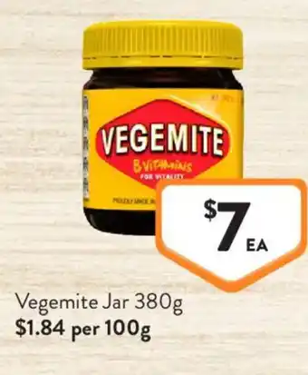 Foodworks Vegemite Jar offer