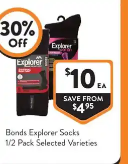 Foodworks Bonds Explorer Socks offer