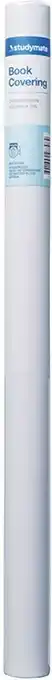 Officeworks Studymate Clear Self-Adhesive Book Cover Roll 450mm - 2m offer