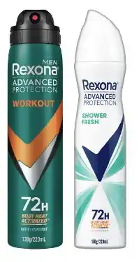 IGA Rexona Advanced Protection Antiperspirant Spray Selected Varieties offer