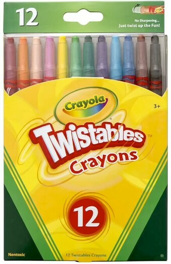 Officeworks Crayola 12 Pack Twistable Crayons offer