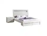 LivingStyles Nicolet Bed with End Drawers, Queen offer