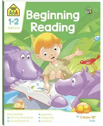 Officeworks School Zone I Know It! Workbook - Beginning Reading offer