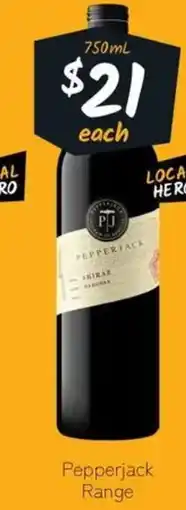 Cellarbrations Pepperjack Range offer