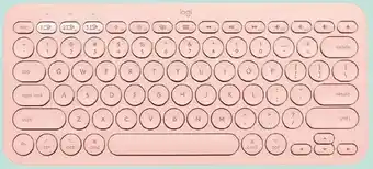Officeworks Logitech K380 Multi-Device Keyboard - Pink offer