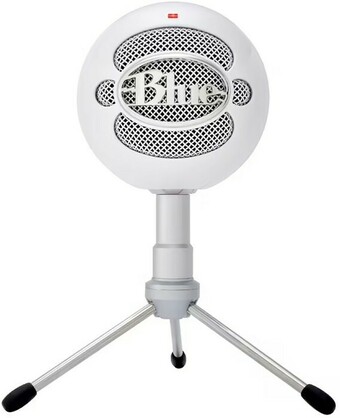 Officeworks Blue Snowball Ice USB Microphone - White offer