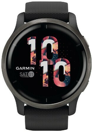 Officeworks Garmin Venu 2 Smart Watch - Slate/Black offer